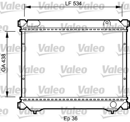 VALEO Radiators, Motora dzesēšanas sistēma 735074