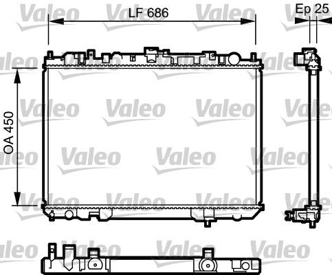 VALEO Radiators, Motora dzesēšanas sistēma 735081
