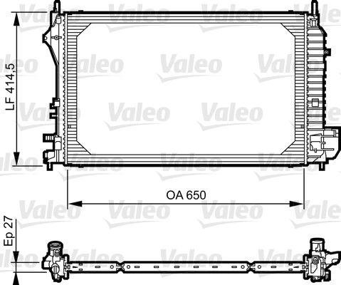 VALEO Radiators, Motora dzesēšanas sistēma 735083