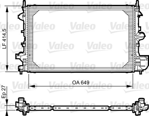 VALEO Radiators, Motora dzesēšanas sistēma 735085