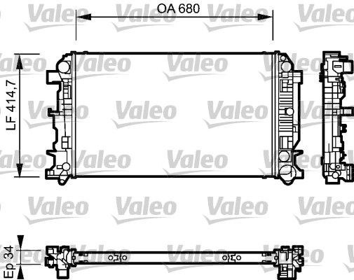 VALEO Radiators, Motora dzesēšanas sistēma 735089