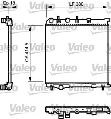 VALEO Radiators, Motora dzesēšanas sistēma 735125