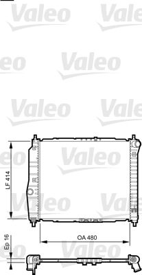 VALEO Radiators, Motora dzesēšanas sistēma 735157