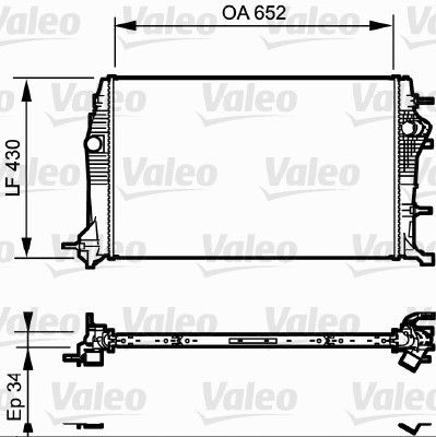 VALEO Radiators, Motora dzesēšanas sistēma 735181