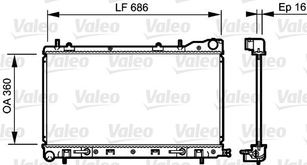 VALEO Radiators, Motora dzesēšanas sistēma 735210