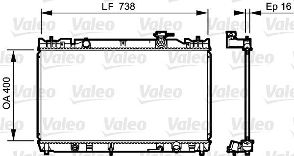 VALEO Radiators, Motora dzesēšanas sistēma 735214