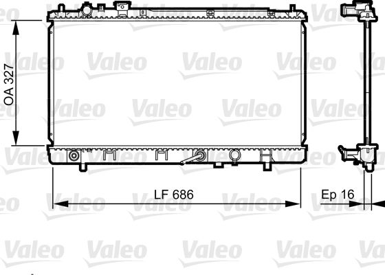 VALEO Radiators, Motora dzesēšanas sistēma 735240