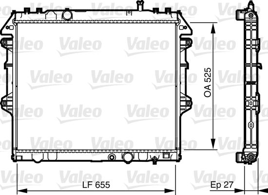 VALEO Radiators, Motora dzesēšanas sistēma 735442