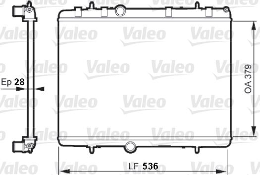 VALEO Radiators, Motora dzesēšanas sistēma 735608