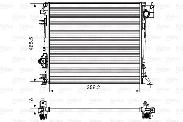 VALEO Radiators, Motora dzesēšanas sistēma 735624