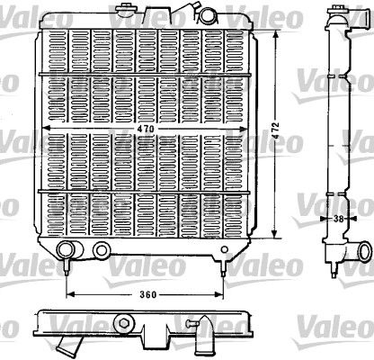 VALEO Radiators, Motora dzesēšanas sistēma 810886