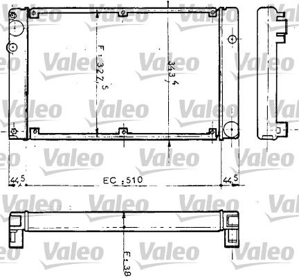 VALEO Radiators, Motora dzesēšanas sistēma 810952