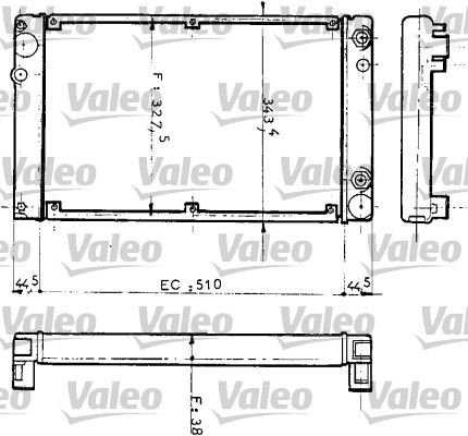 VALEO Radiators, Motora dzesēšanas sistēma 810953