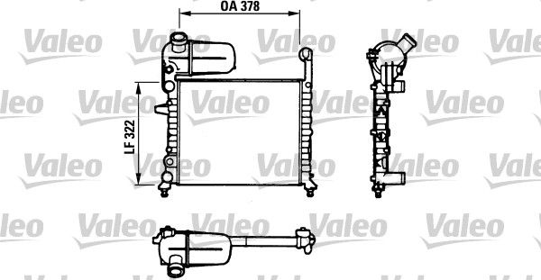 VALEO Radiators, Motora dzesēšanas sistēma 811069