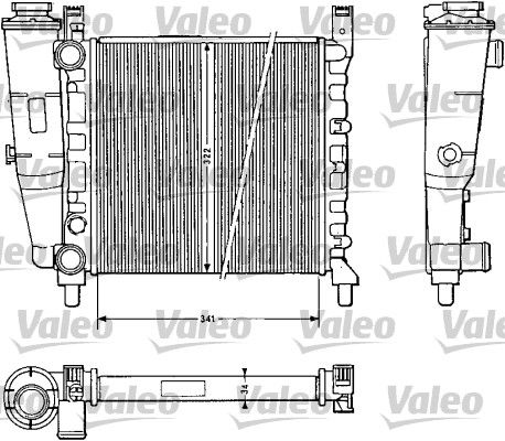 VALEO Radiators, Motora dzesēšanas sistēma 811385