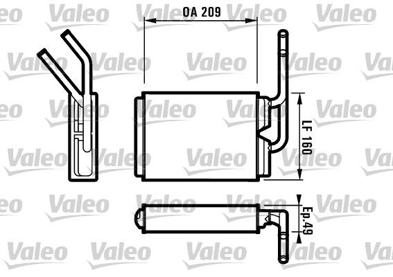 VALEO Siltummainis, Salona apsilde 812154