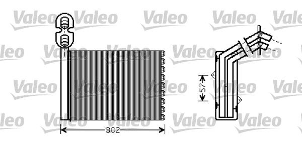 VALEO Теплообменник, отопление салона 812324