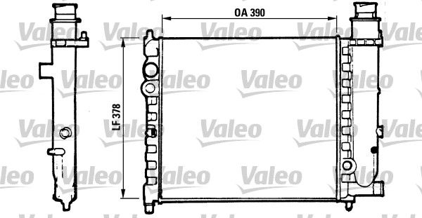 VALEO Radiators, Motora dzesēšanas sistēma 816700