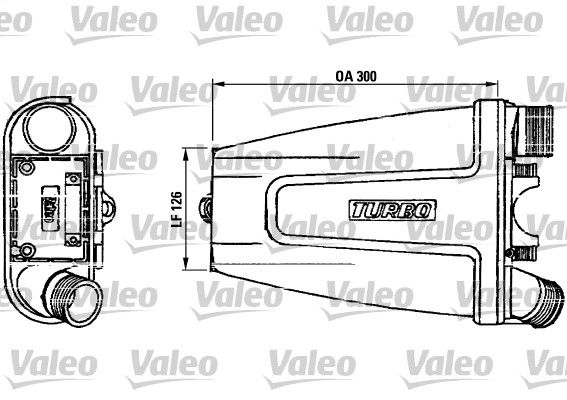 VALEO Интеркулер 816790