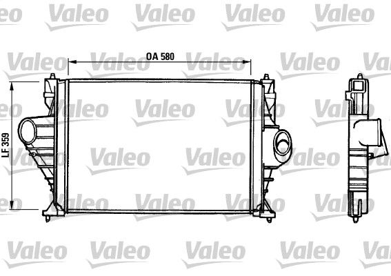 VALEO Интеркулер 816823