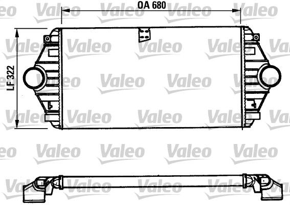 VALEO Интеркулер 816851