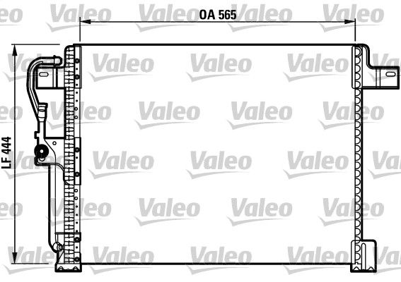 VALEO Конденсатор, кондиционер 817023