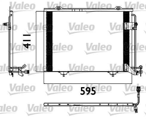 VALEO Конденсатор, кондиционер 817562