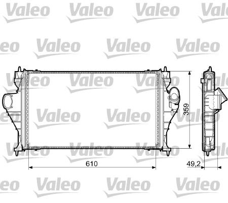 VALEO Интеркулер 817578