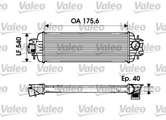 VALEO Интеркулер 817636