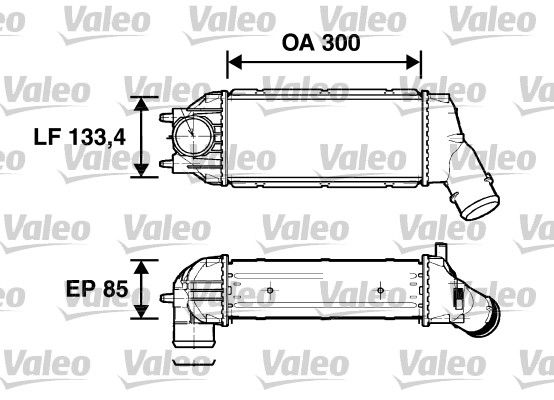 VALEO Интеркулер 817638