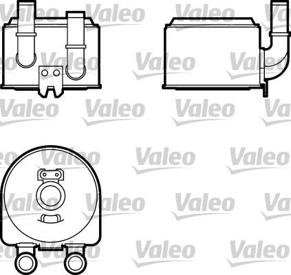 VALEO масляный радиатор, двигательное масло 817643