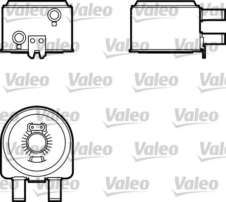 VALEO Eļļas radiators, Motoreļļa 817704