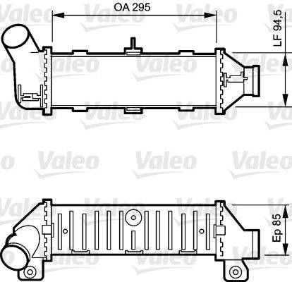 VALEO Интеркулер 817766