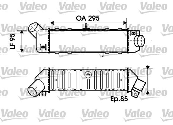 VALEO Интеркулер 817767