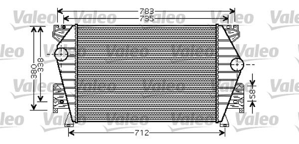 VALEO Интеркулер 817864