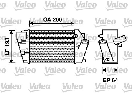 VALEO Интеркулер 817870