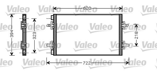 VALEO Kondensators, Gaisa kond. sistēma 818027