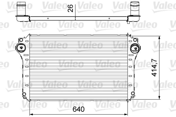 VALEO Интеркулер 818568