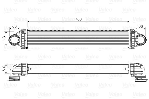 VALEO Интеркулер 818806