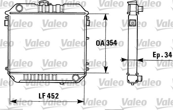 VALEO Radiators, Motora dzesēšanas sistēma 819313