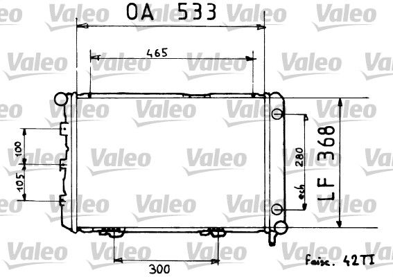 VALEO Radiators, Motora dzesēšanas sistēma 819376