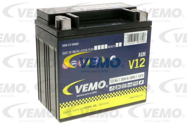 VEMO Startera akumulatoru baterija V99-17-0060