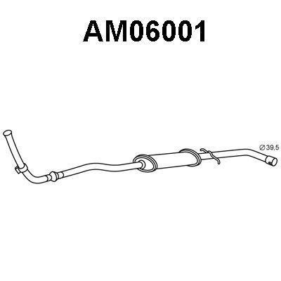 VENEPORTE Предглушитель выхлопных газов AM06001