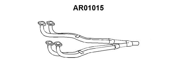 VENEPORTE Izplūdes caurule AR01015