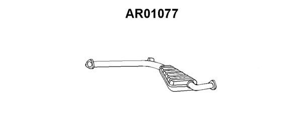 VENEPORTE Vidējais izpl. gāzu trokšņa slāpētājs AR01077