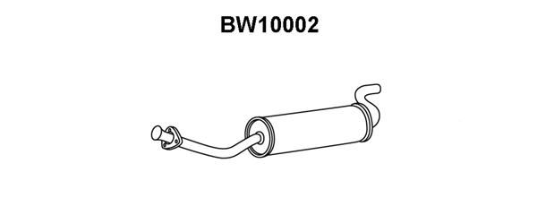 VENEPORTE Глушитель выхлопных газов конечный BW10002