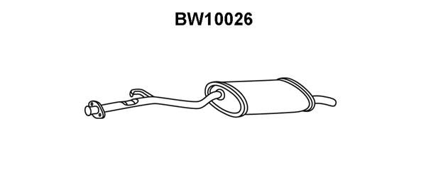 VENEPORTE Izplūdes gāzu trokšņa slāpētājs (pēdējais) BW10026