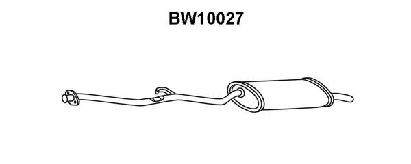 VENEPORTE Izplūdes gāzu trokšņa slāpētājs (pēdējais) BW10027