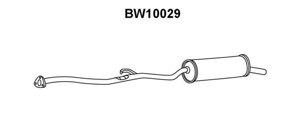 VENEPORTE Izplūdes gāzu trokšņa slāpētājs (pēdējais) BW10029