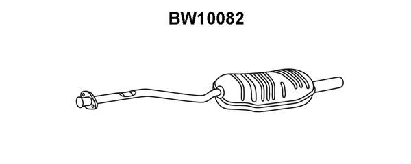 VENEPORTE Izplūdes gāzu trokšņa slāpētājs (pēdējais) BW10082